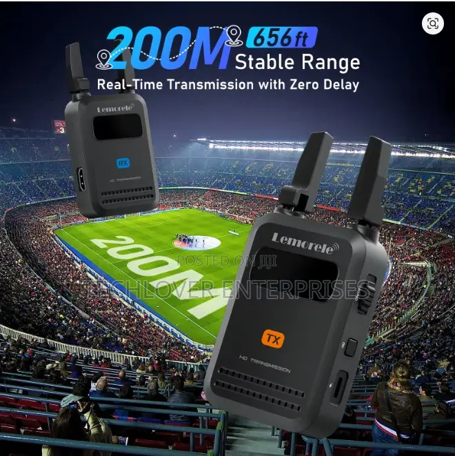 Lemorele 200m Wireless Hdmi for Video Camera