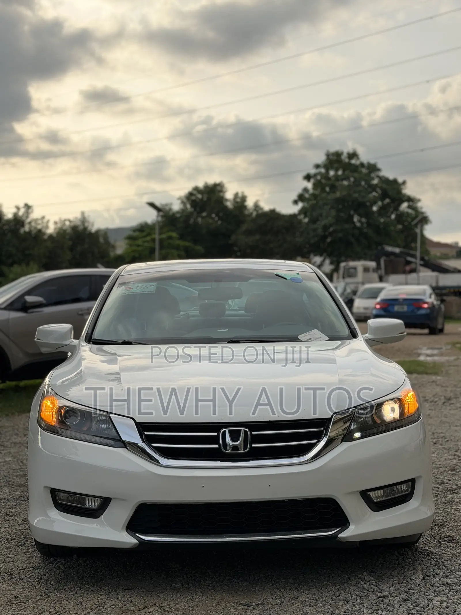 Honda Accord EX-L V-6 4dr Sedan w/Navigation (3.5L 6cyl 6A) 2014 White