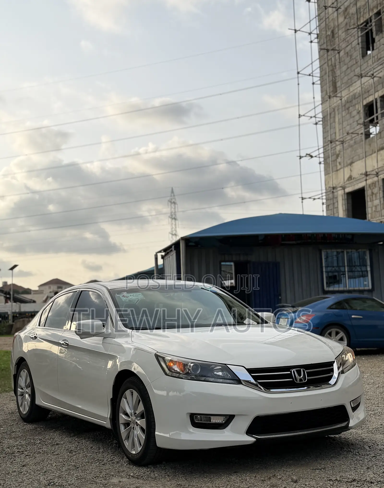 Honda Accord EX-L V-6 4dr Sedan w/Navigation (3.5L 6cyl 6A) 2014 White