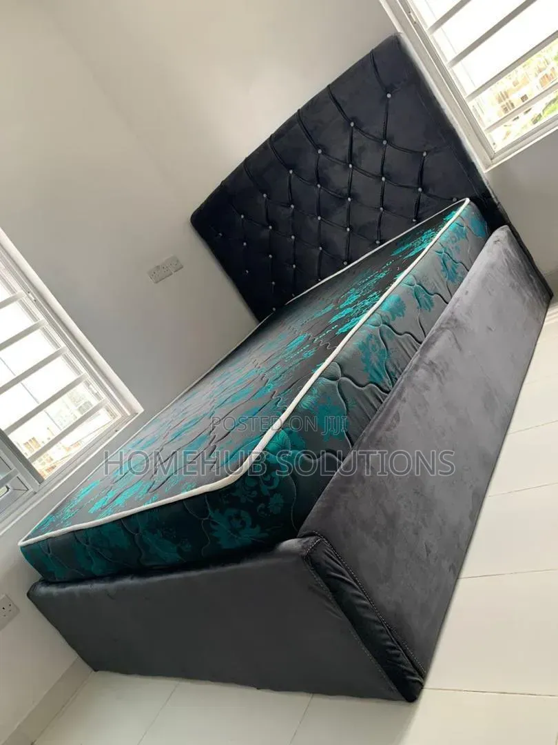 Brand New 4.5by6 Bedframe With Mattress
