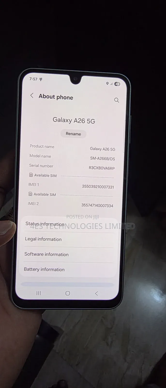 Samsung Galaxy A26 128 GB Green