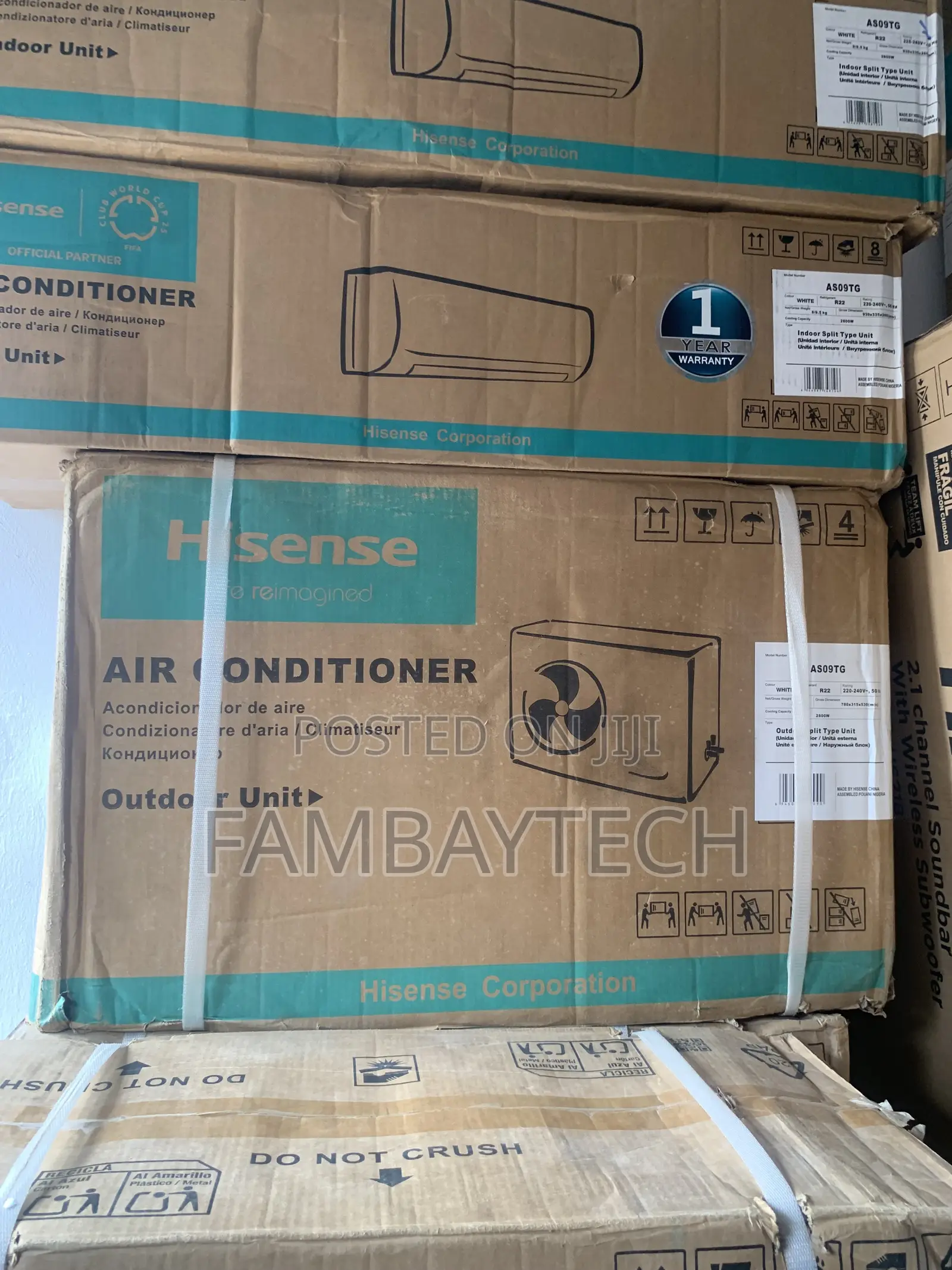 Hisense 1hp Non-Inverter Ac for Bedrooms and Offices