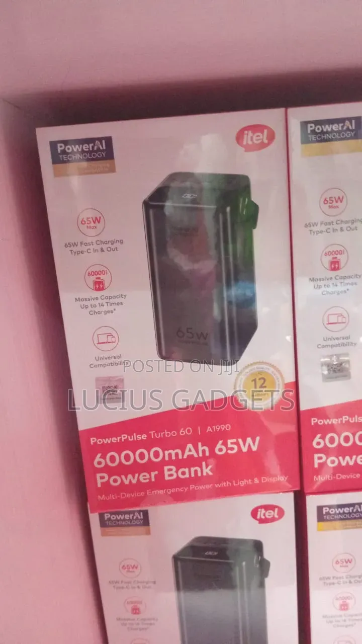Itel 60,000mah Powerbank
