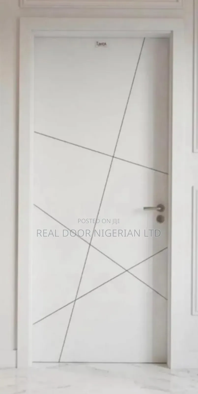 Complete HDF Wooden Door 900 X 2100