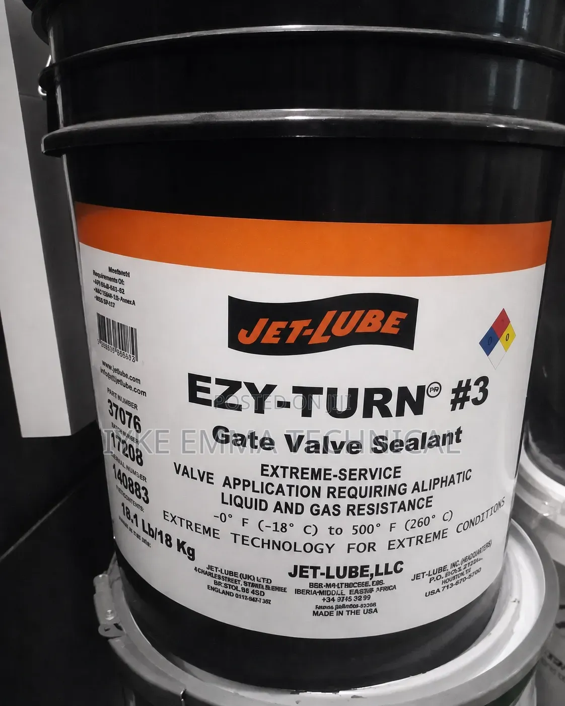 Jet-Lube Ezy-Turn #3 Arctic Gate Plug Sealant