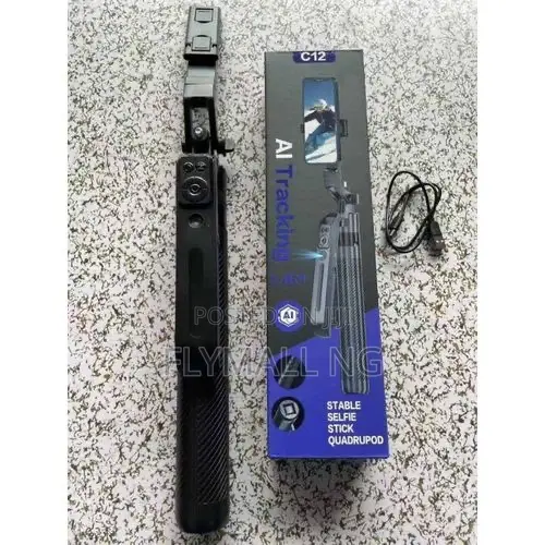 C12 Superb Ai Face Tracking Tripod Selfie Stick