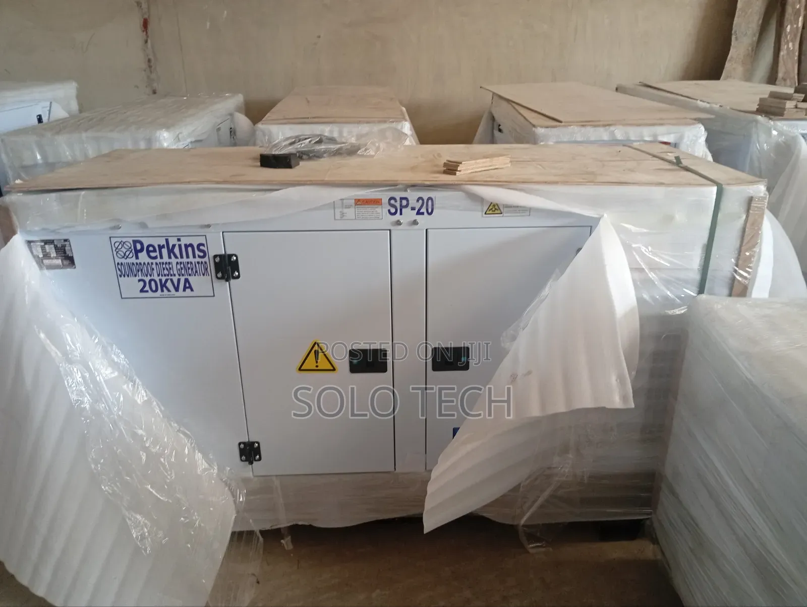 Brand New 20 Kva Perkins Soundproof Diesel Generator 100% Copper