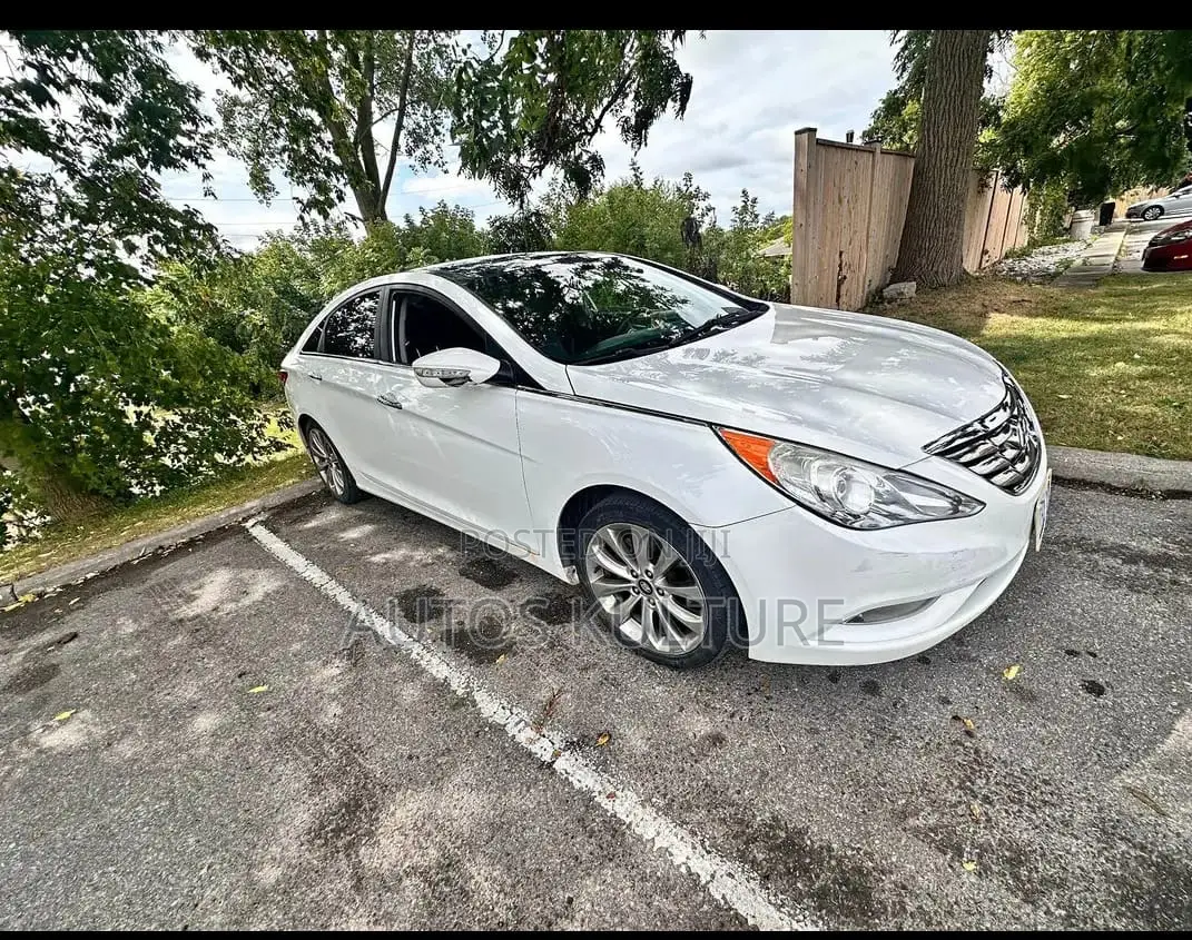 Hyundai Sonata Limited 2.0T Sedan (2.0L 4cyl 6A) 2013 White