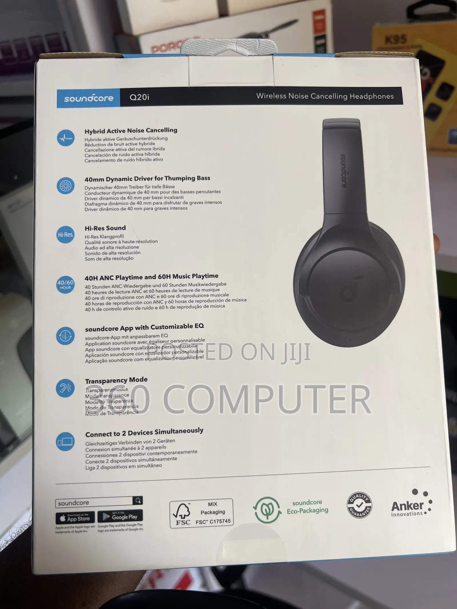 Anker Soundcore Q20i Active Noise Cancelling Headphones