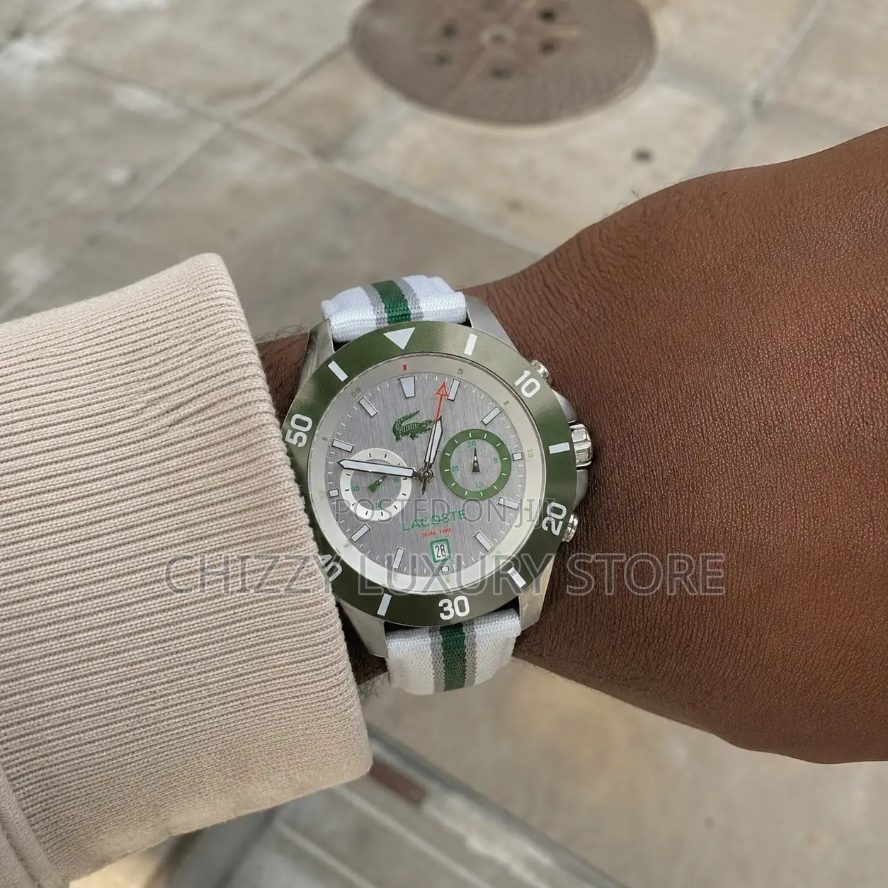 Lacoste Quality Luxury Men Automatic Engine Wristwatch