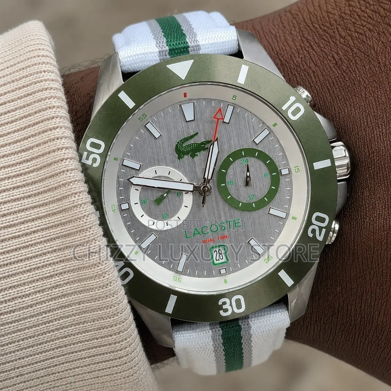Lacoste Quality Luxury Men Automatic Engine Wristwatch