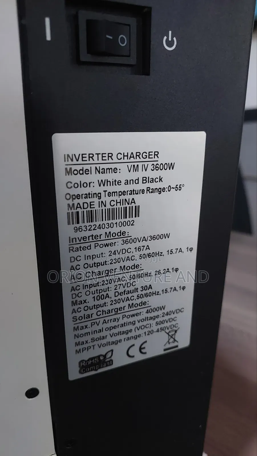 3.6kw 24v Hybrid Inverter - Works With or Without Battery