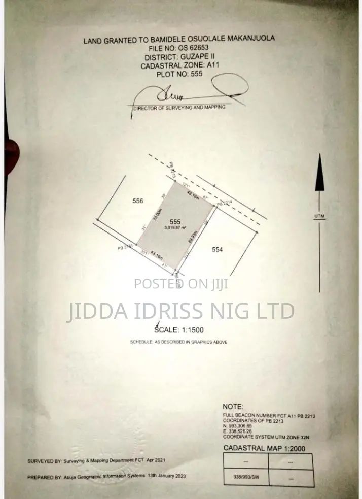 Guzape Ii Plot 555 Residential Plot For Sale