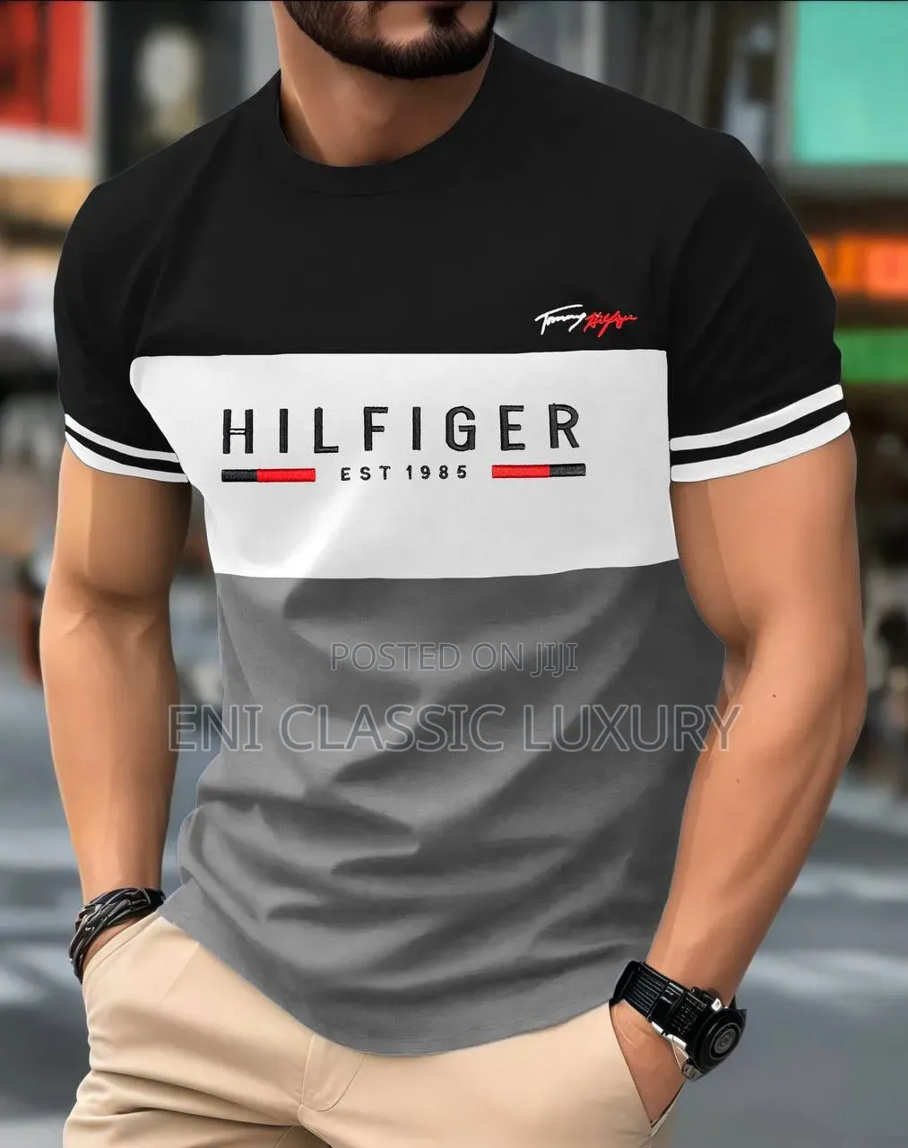 Top Quality Luxury Men's Outfits Tommy Hilfiger Well Banded
