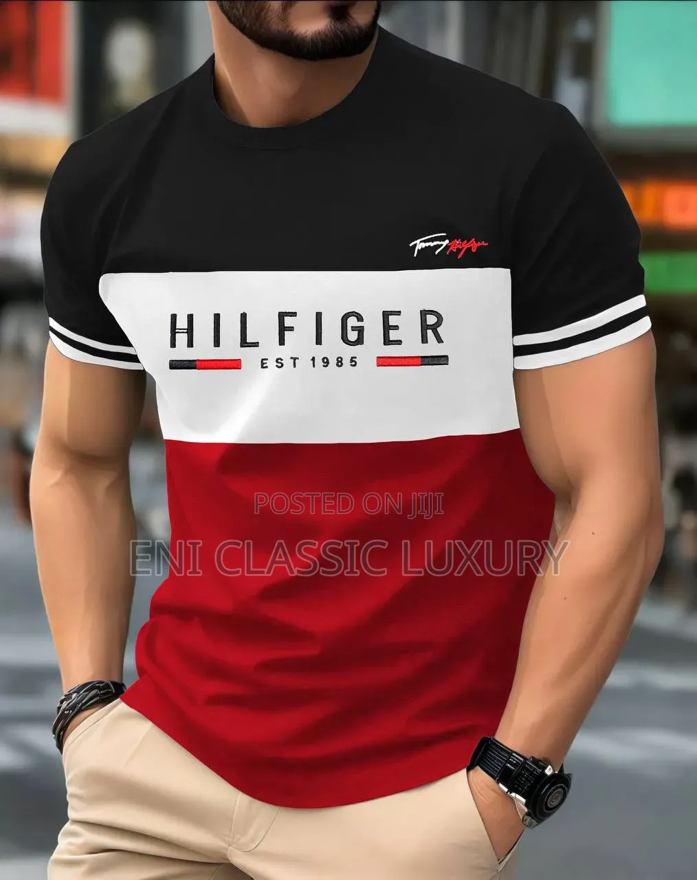 Top Quality Luxury Men's Outfits Tommy Hilfiger Well Banded
