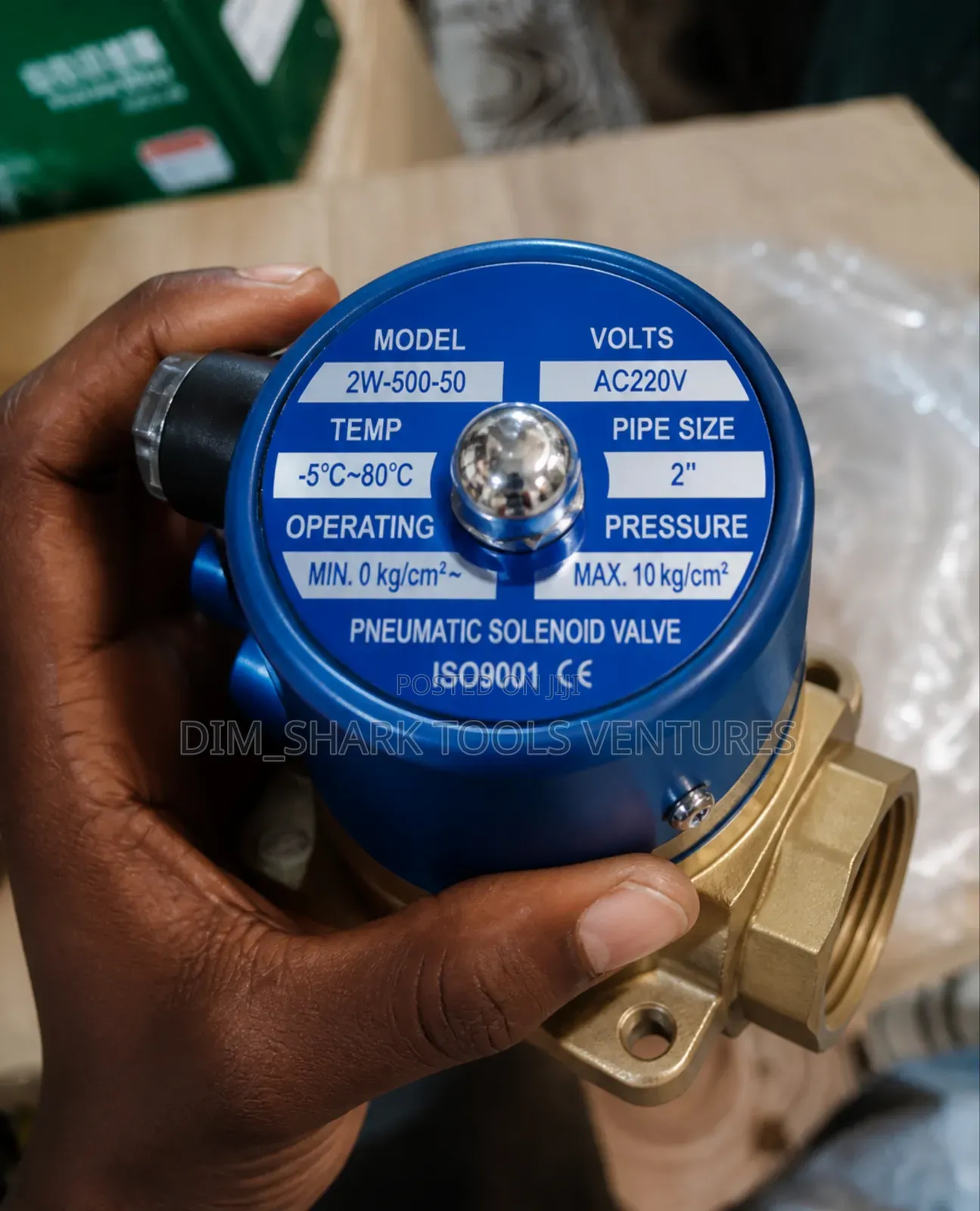 2-inch Ac 220v Solenoid Brass Valve(Use To Control Water, Air, Oil)