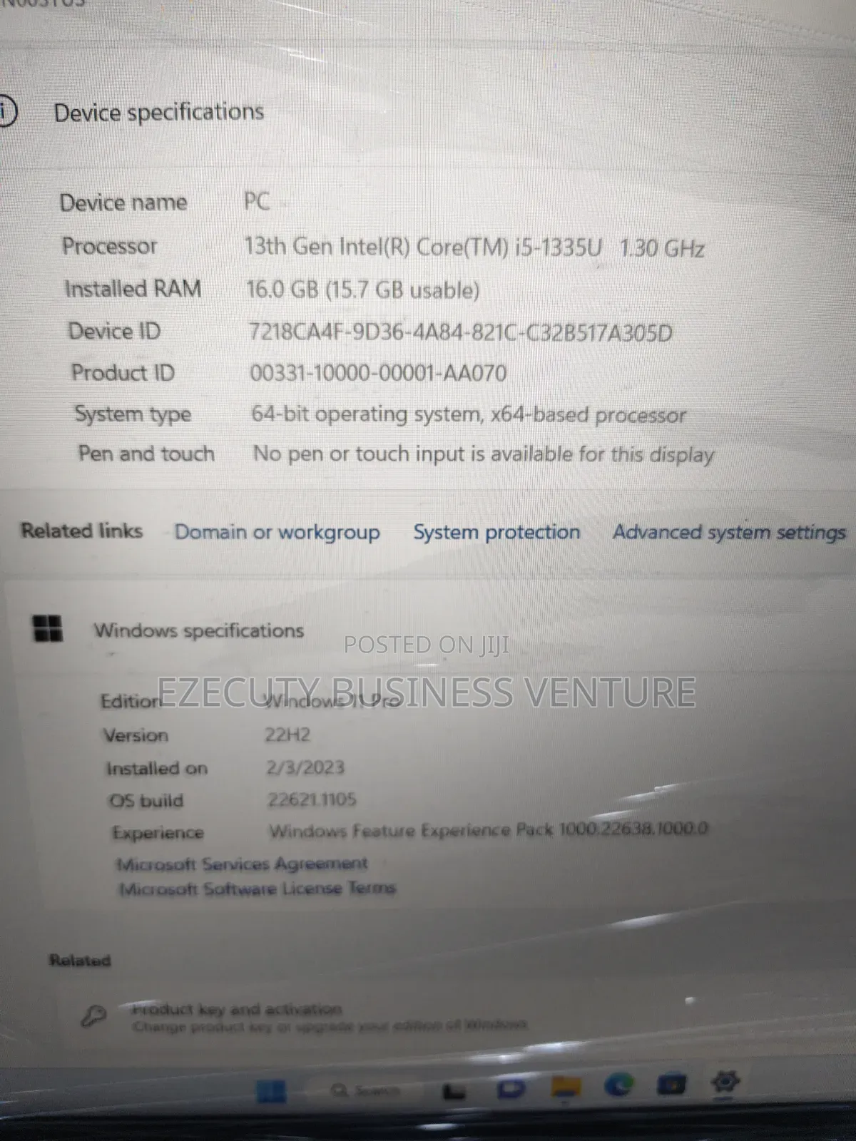 Laptop Lenovo Thinkpad E16 G1 16GB Intel Core i5 SSD 512GB