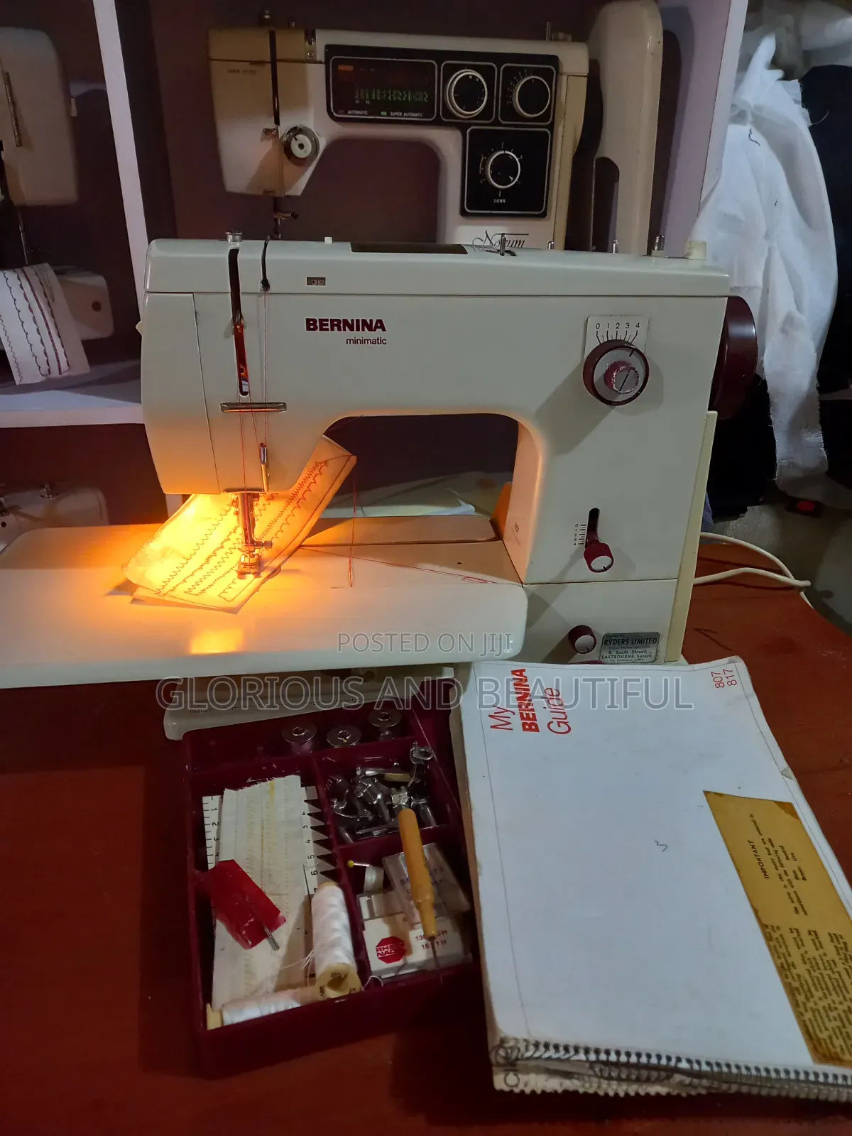 Bernina Electric Sewing Machine With Accessories