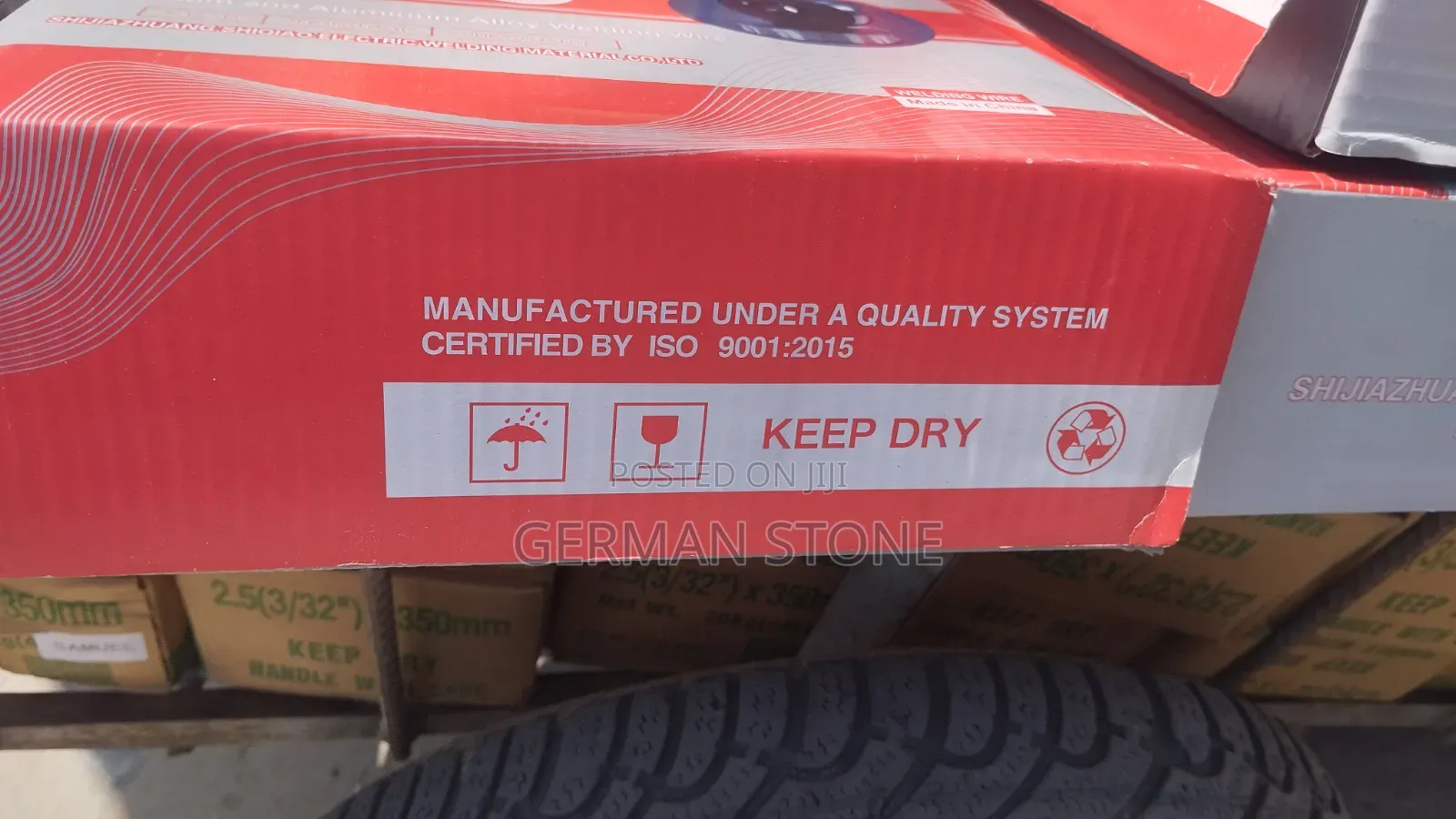 Boxes Contain Stone Bridge Brand Aluminum Alloy Welding Wire