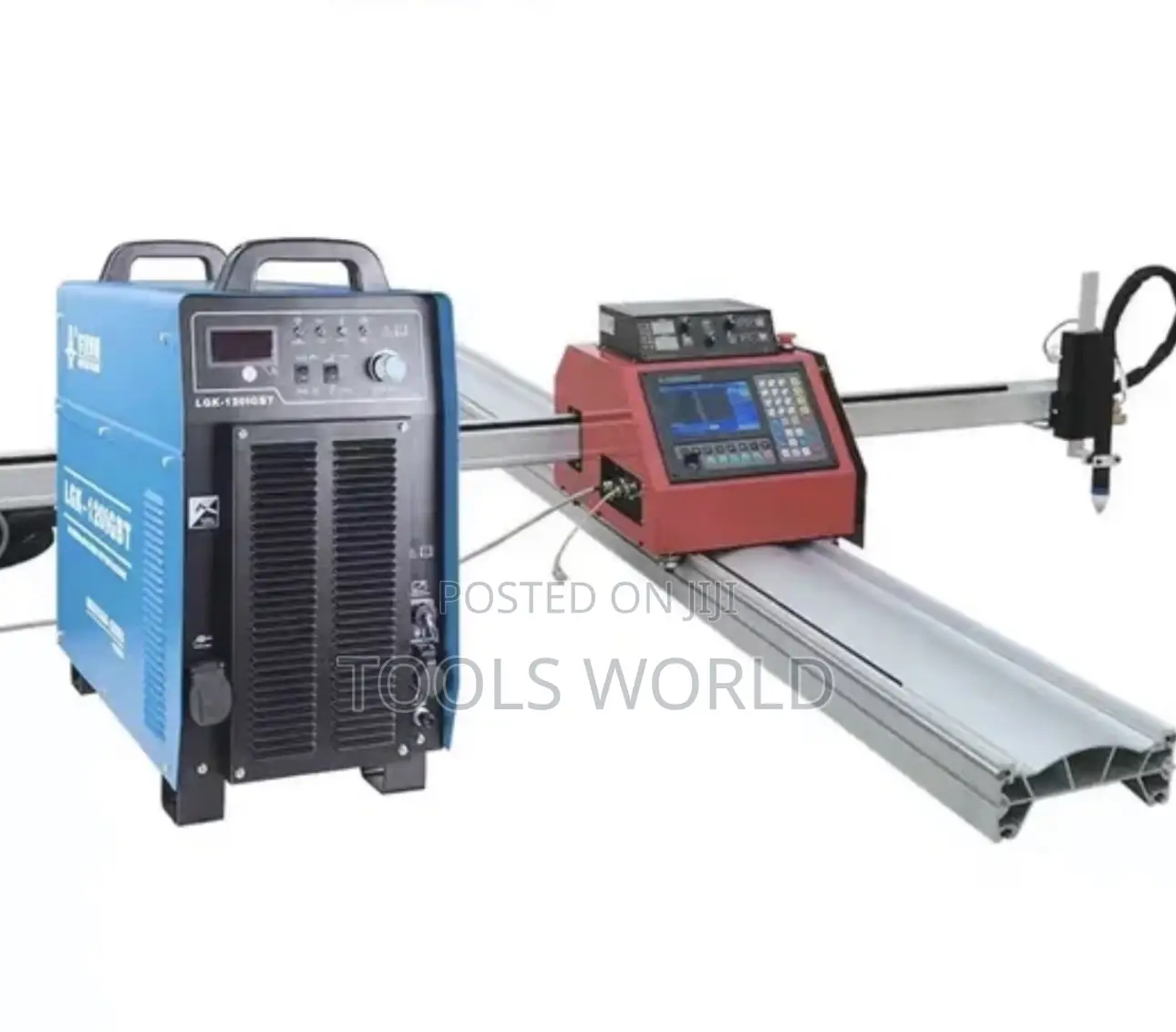Double Drive Cnc Flame Plasma Cutter 3x7m Rail With Lgk63a Engine