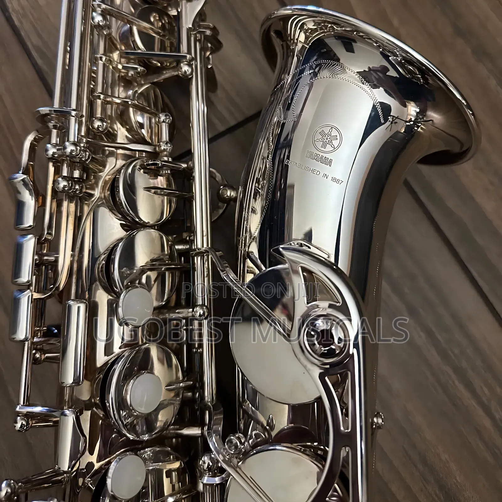 Silver Yamaha Alto Saxophone