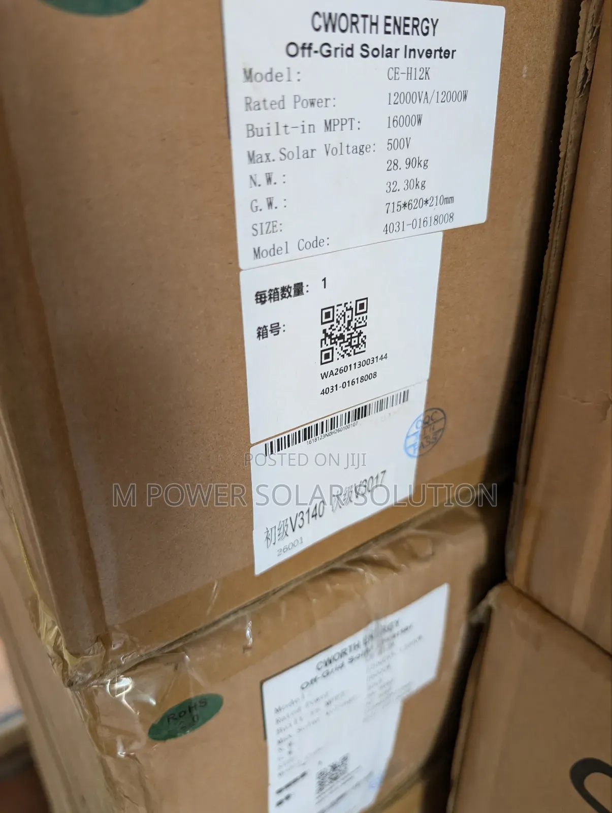 12kva Cworth Energy Solar Inverters