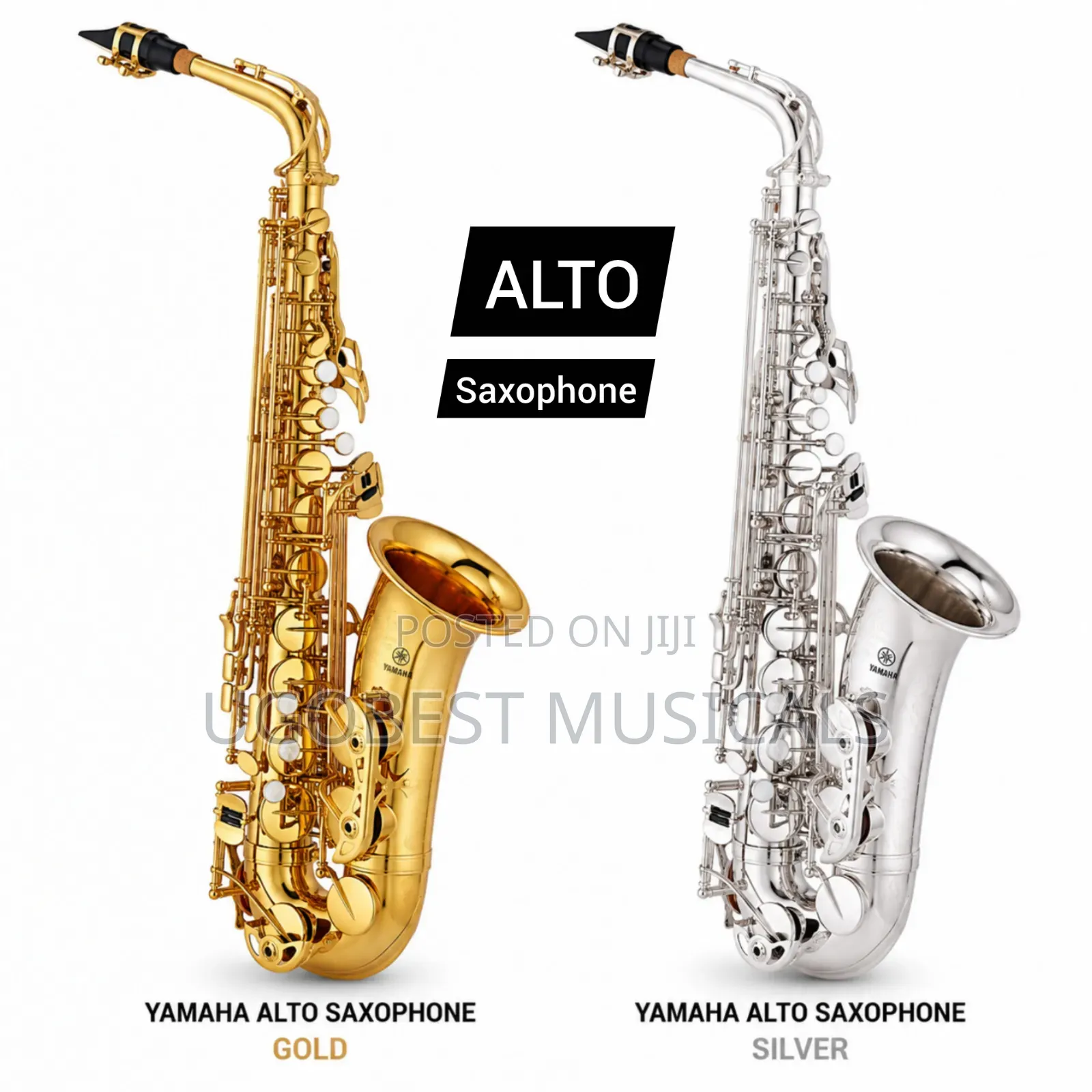 Silver Yamaha Alto Saxophone