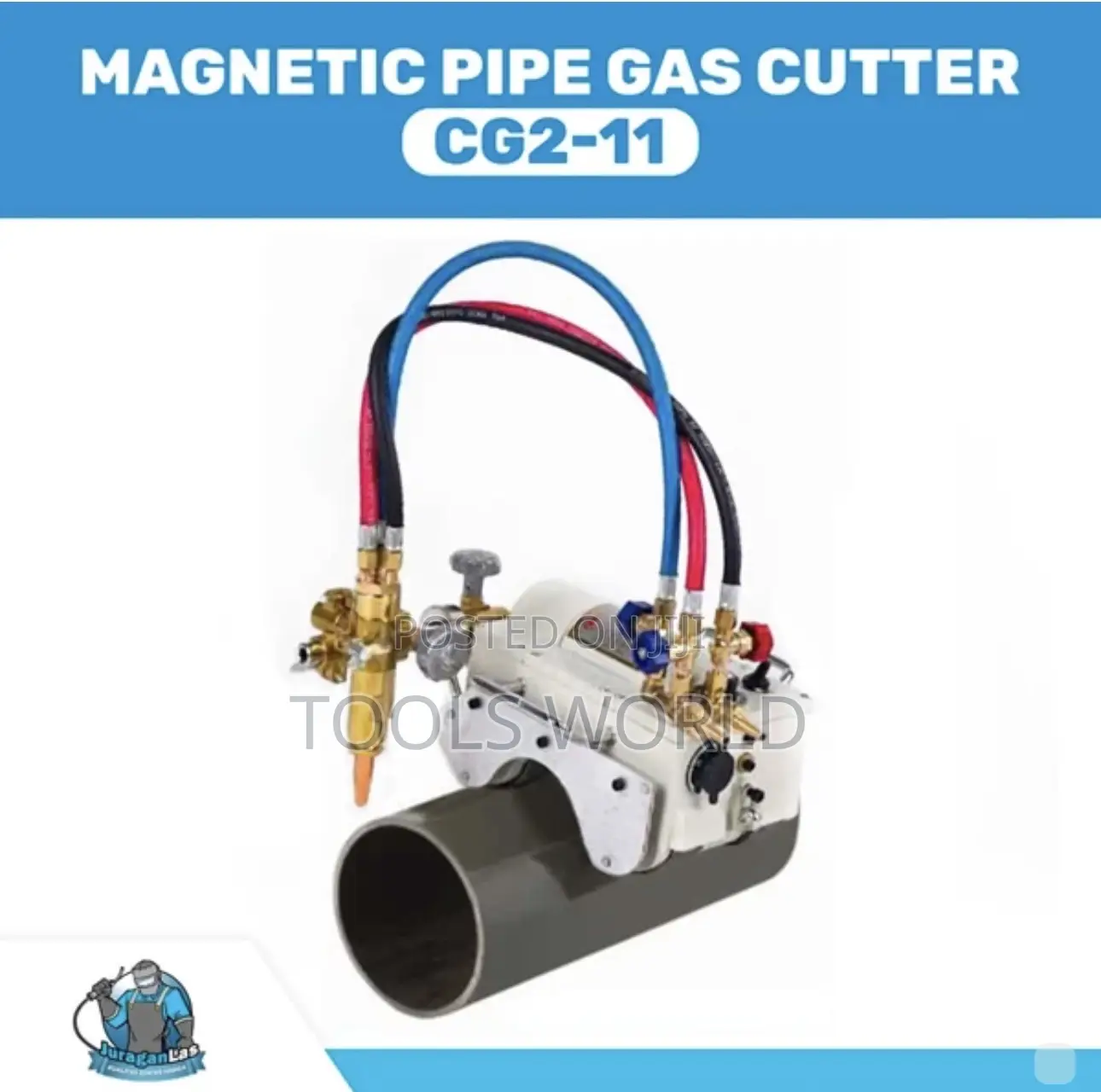 Cg2-11 Magnetic Pipe Gas Cutter | 6-50mm Pipe Cutting 110mm Diameter