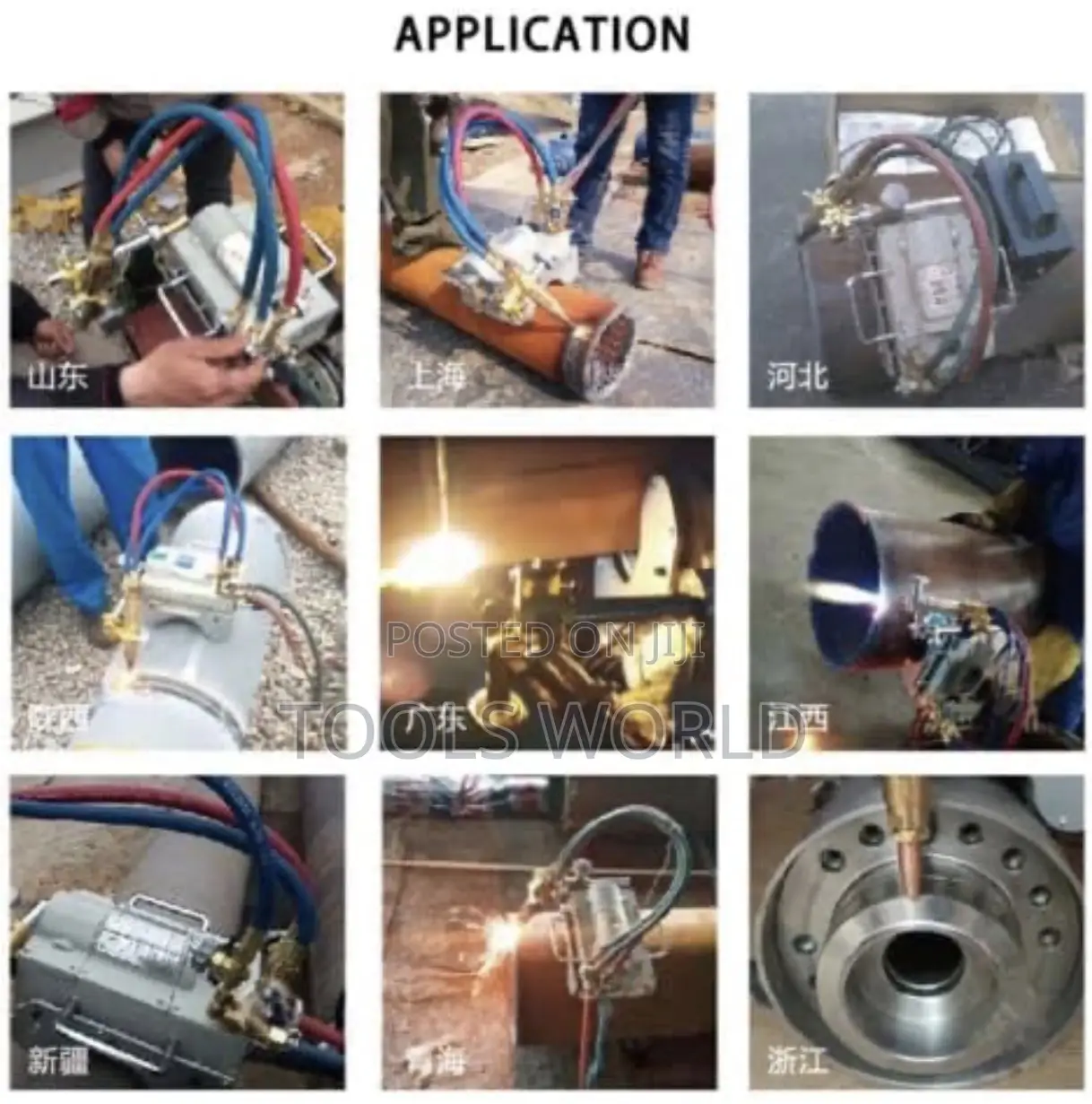 Cg2-11 Magnetic Pipe Gas Cutter | 6-50mm Pipe Cutting 110mm Diameter