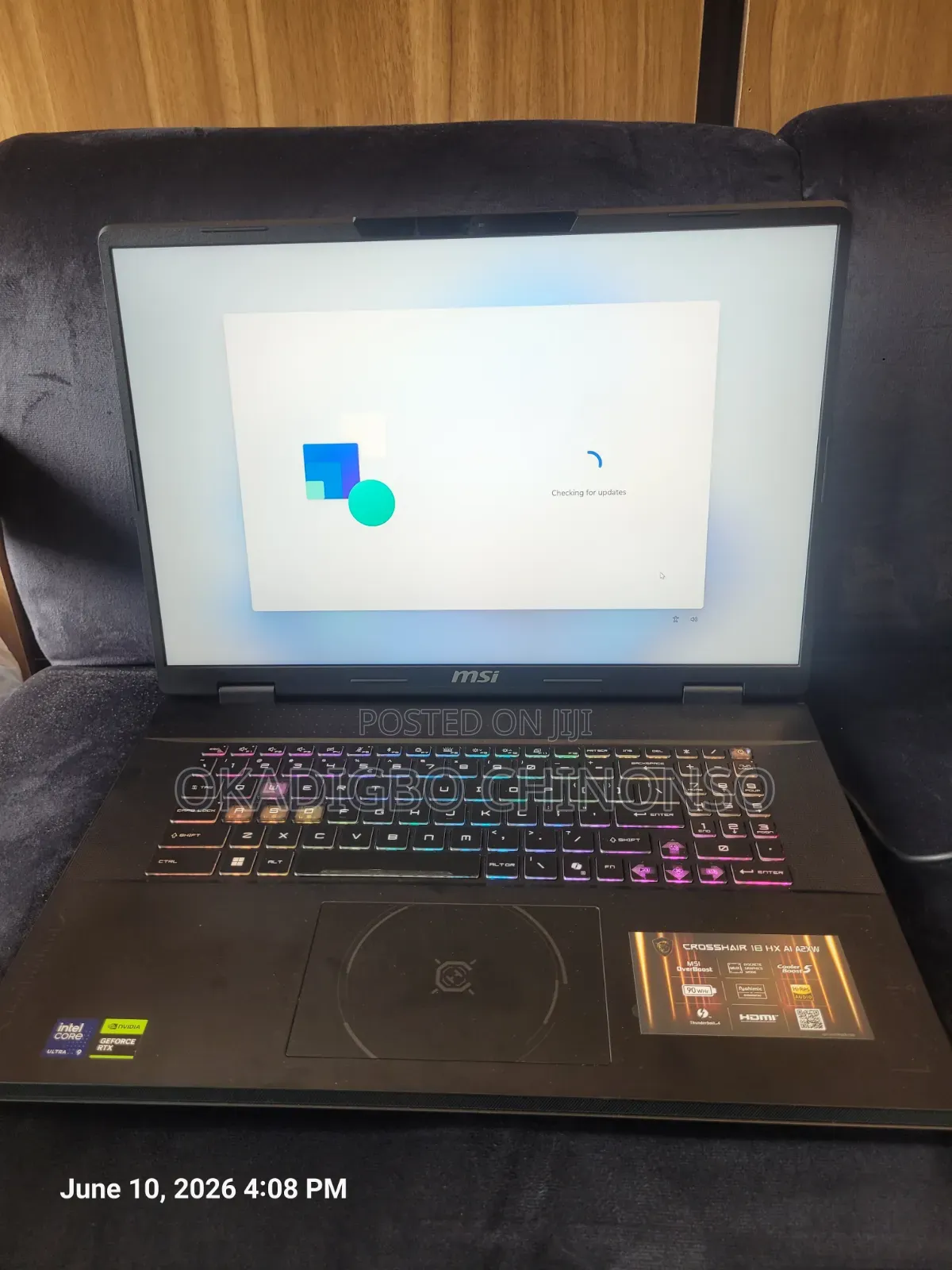 Laptop MSI Crosshair 17 32GB Intel Core Ultra 9 SSD 1T