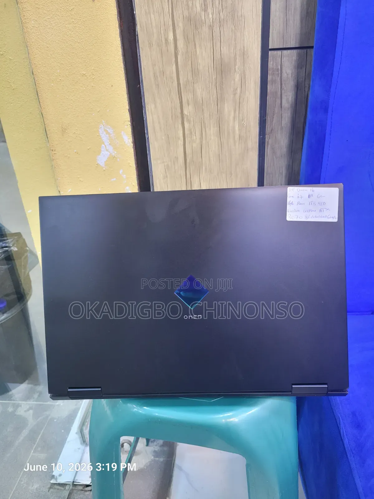 Laptop HP Omen 16 16GB Intel Core i7 SSD 1T