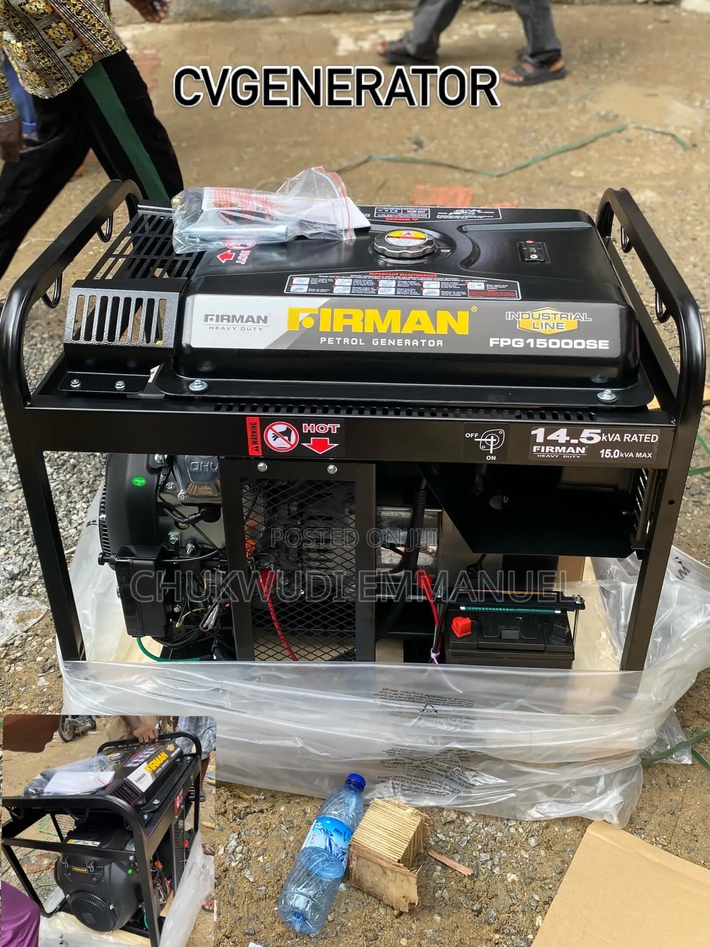 Powerful 14.5kva Fireman Petrol Generator – Heavy Duty Performance