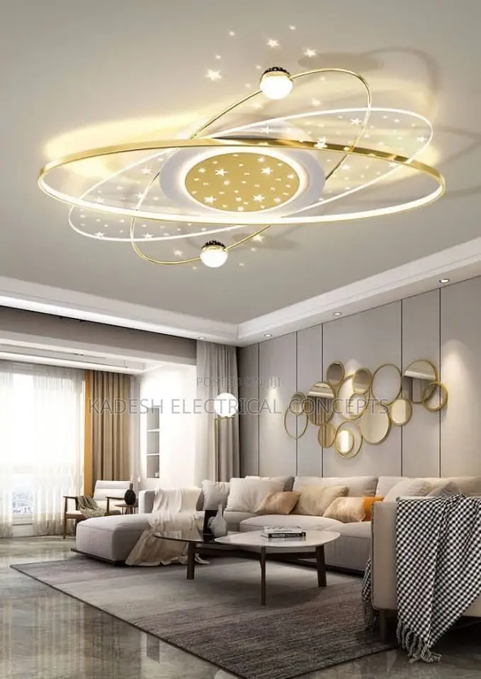 Modern Led Chandelier Light Luxury Starry Sky Home Decor Living