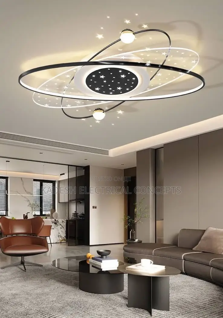 Modern Led Chandelier Light Luxury Starry Sky Home Decor Living