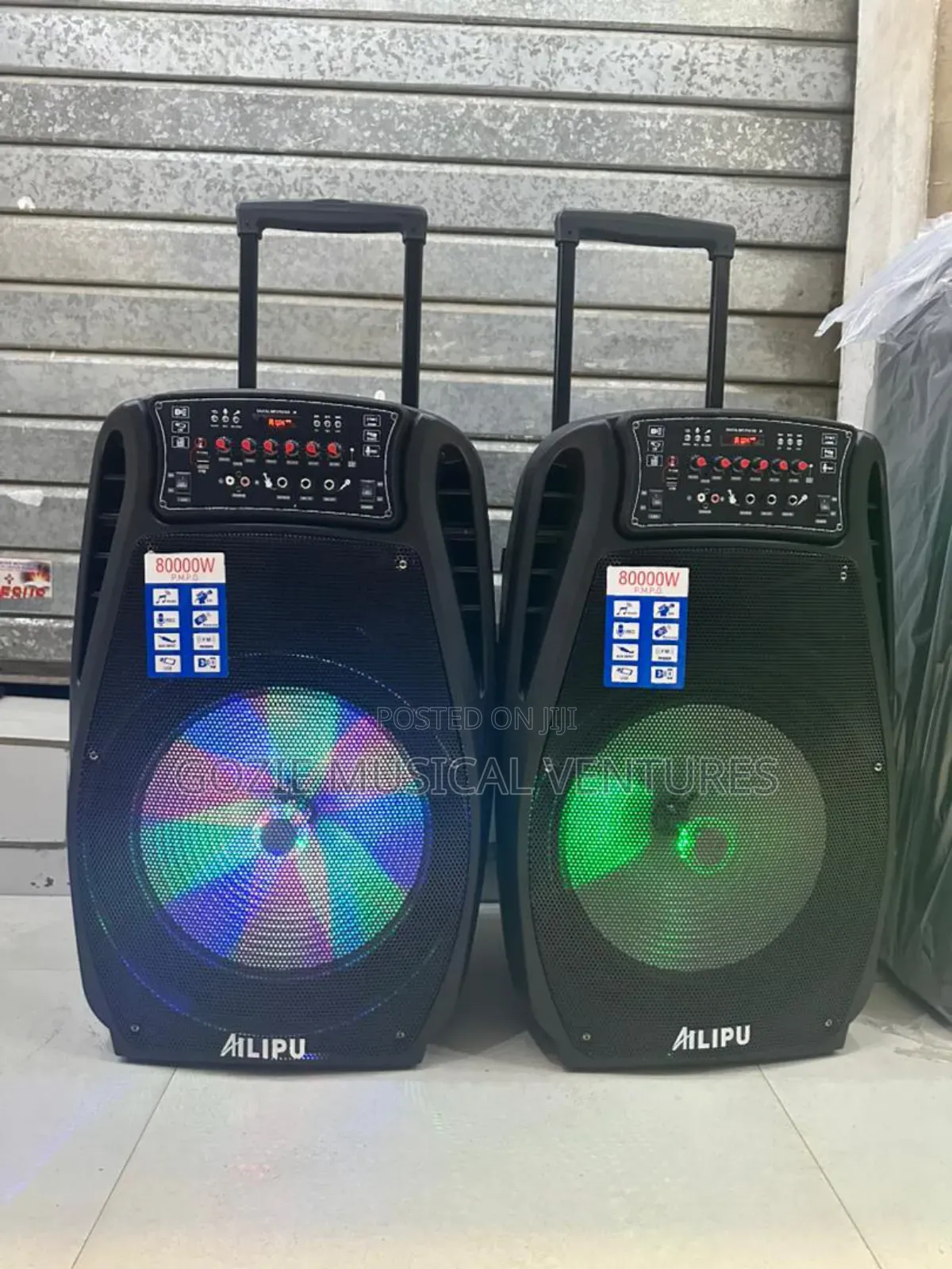 Alilpu Party Speaker With Two Wireless Microphone Speakers Sp- 3510d