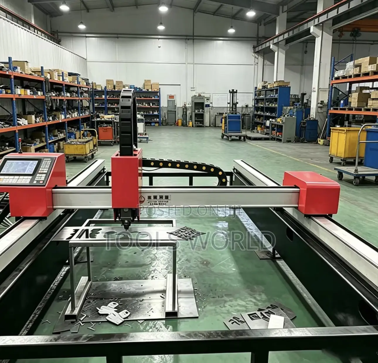 Double Drive Gantry CNC Fiber Laser Cutting Machine