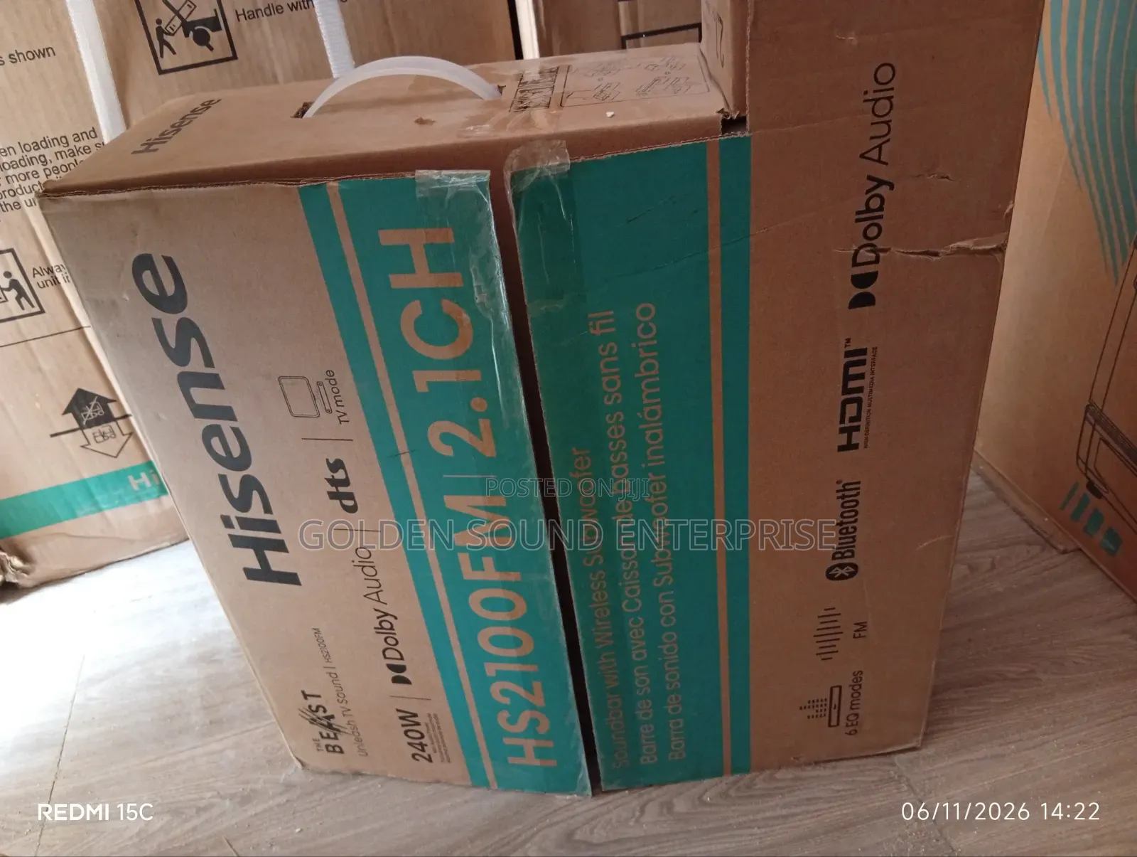 Hisense Sound Bar Speaker With Wireless Subway