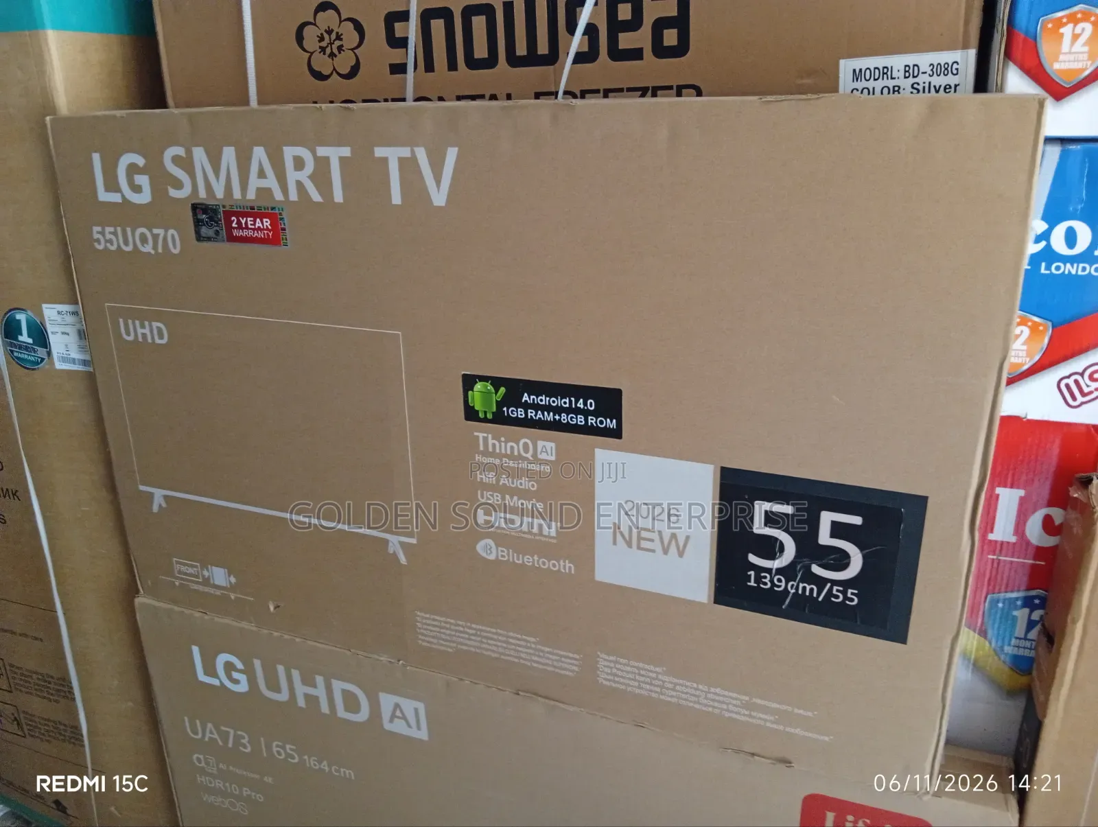 L G Smart Television Model 55 Inches With Bluetooth Axu