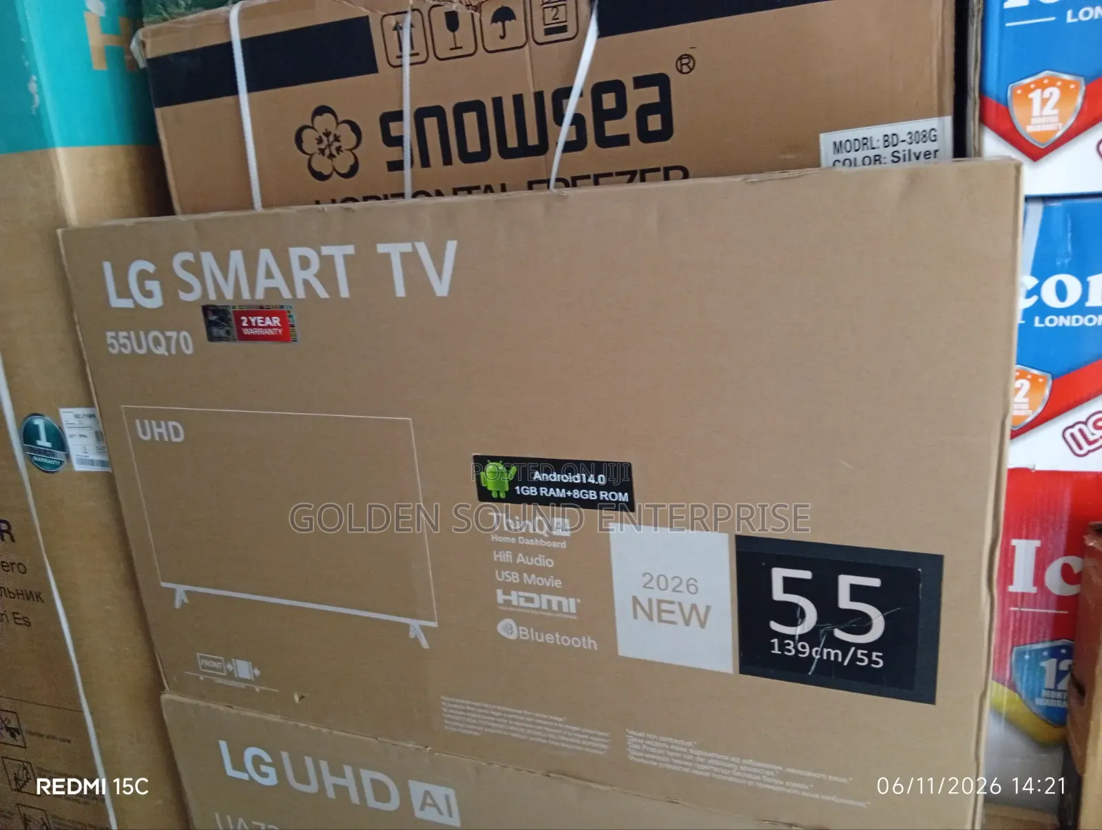 L G Smart Television Model 55 Inches With Bluetooth Axu