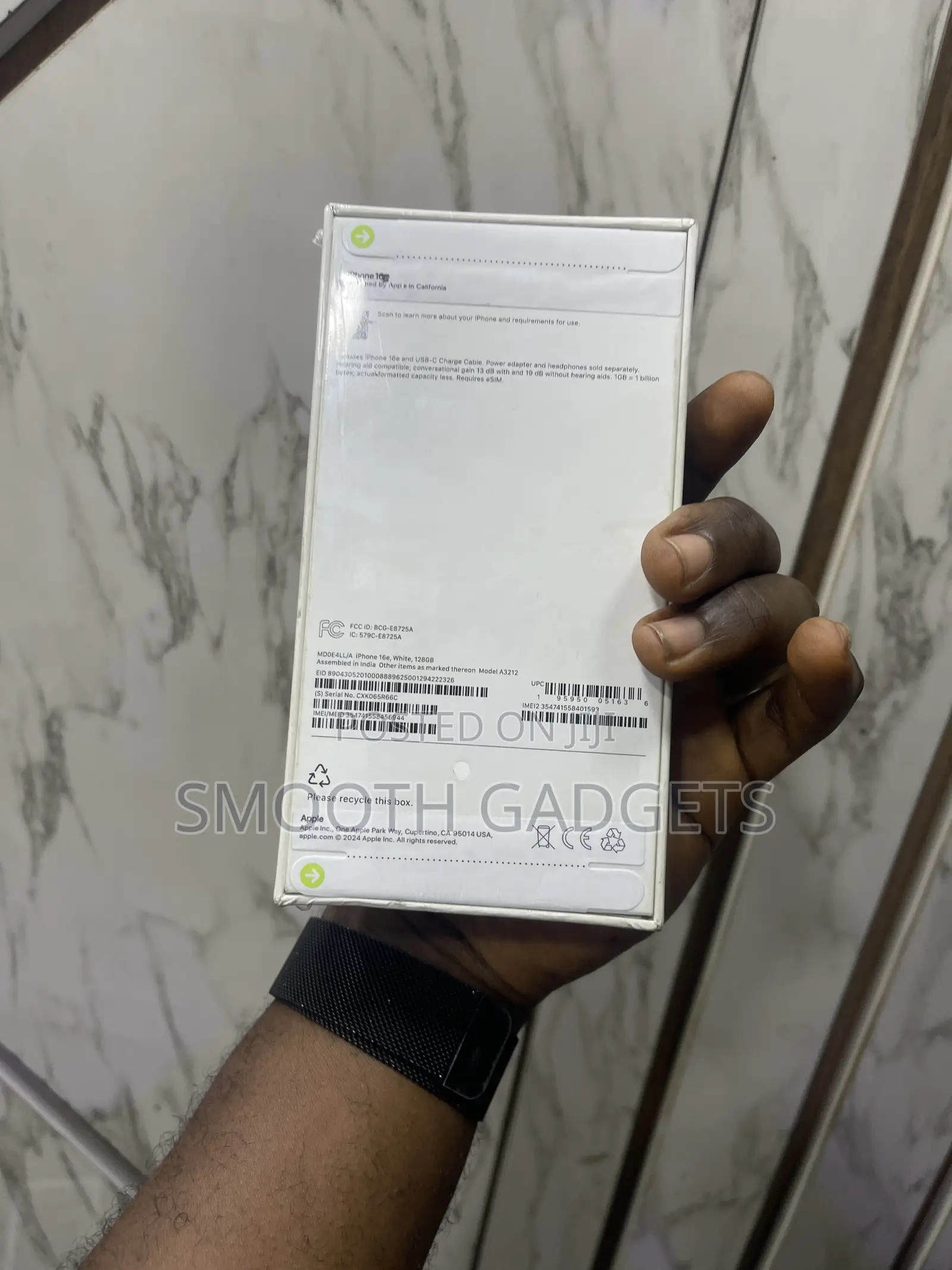 New Apple iPhone 16e 128 GB Black