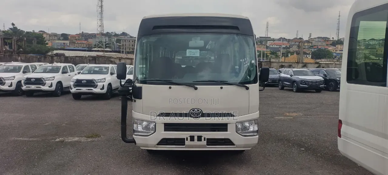 New Toyota Coaster 2025 White