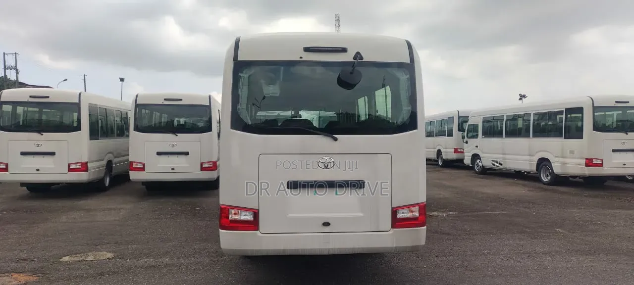 New Toyota Coaster 2025 White