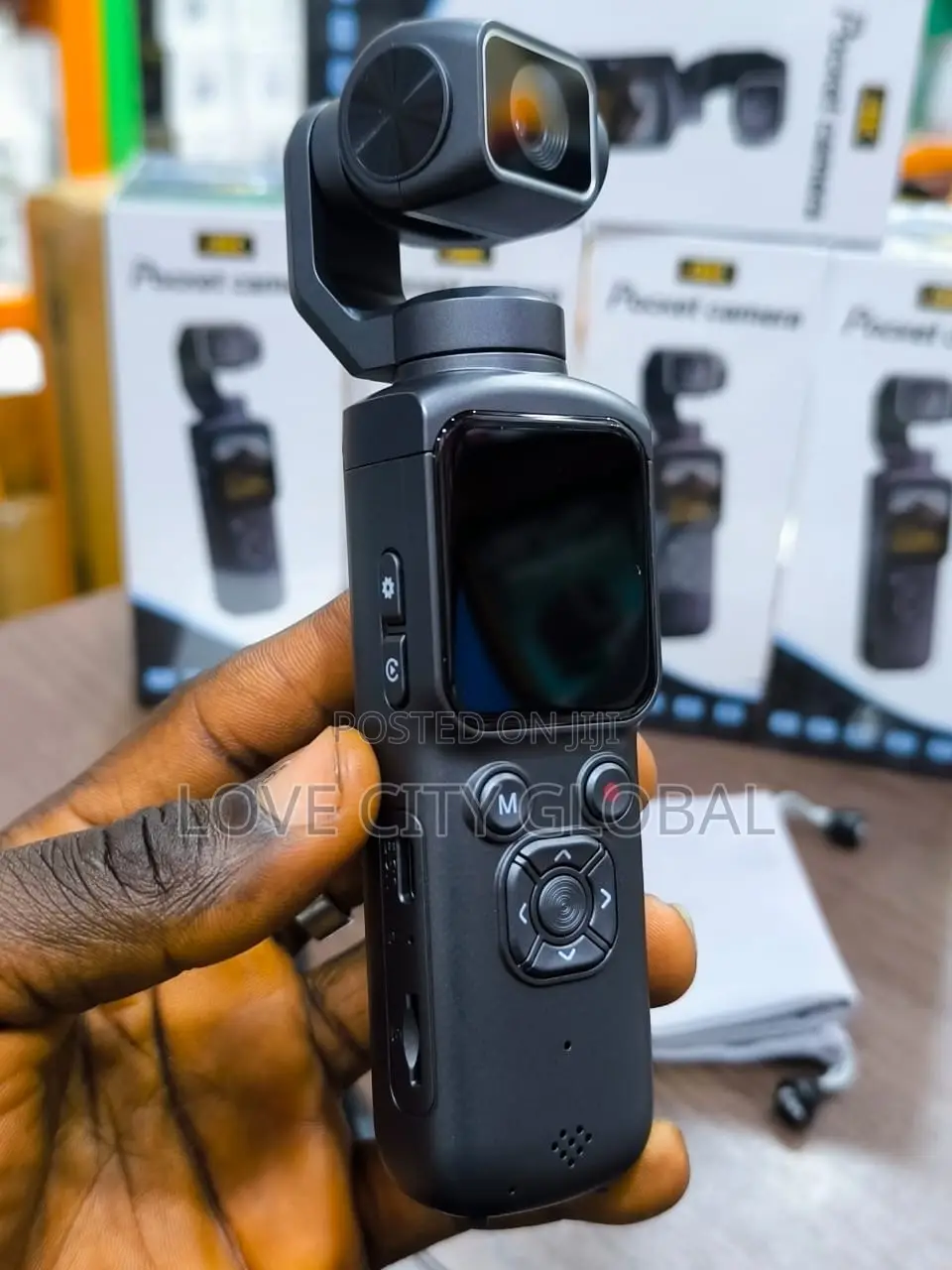 Touchscreen Vlog Hd Pocket Camera Smart Face Tracking 330° Rotation