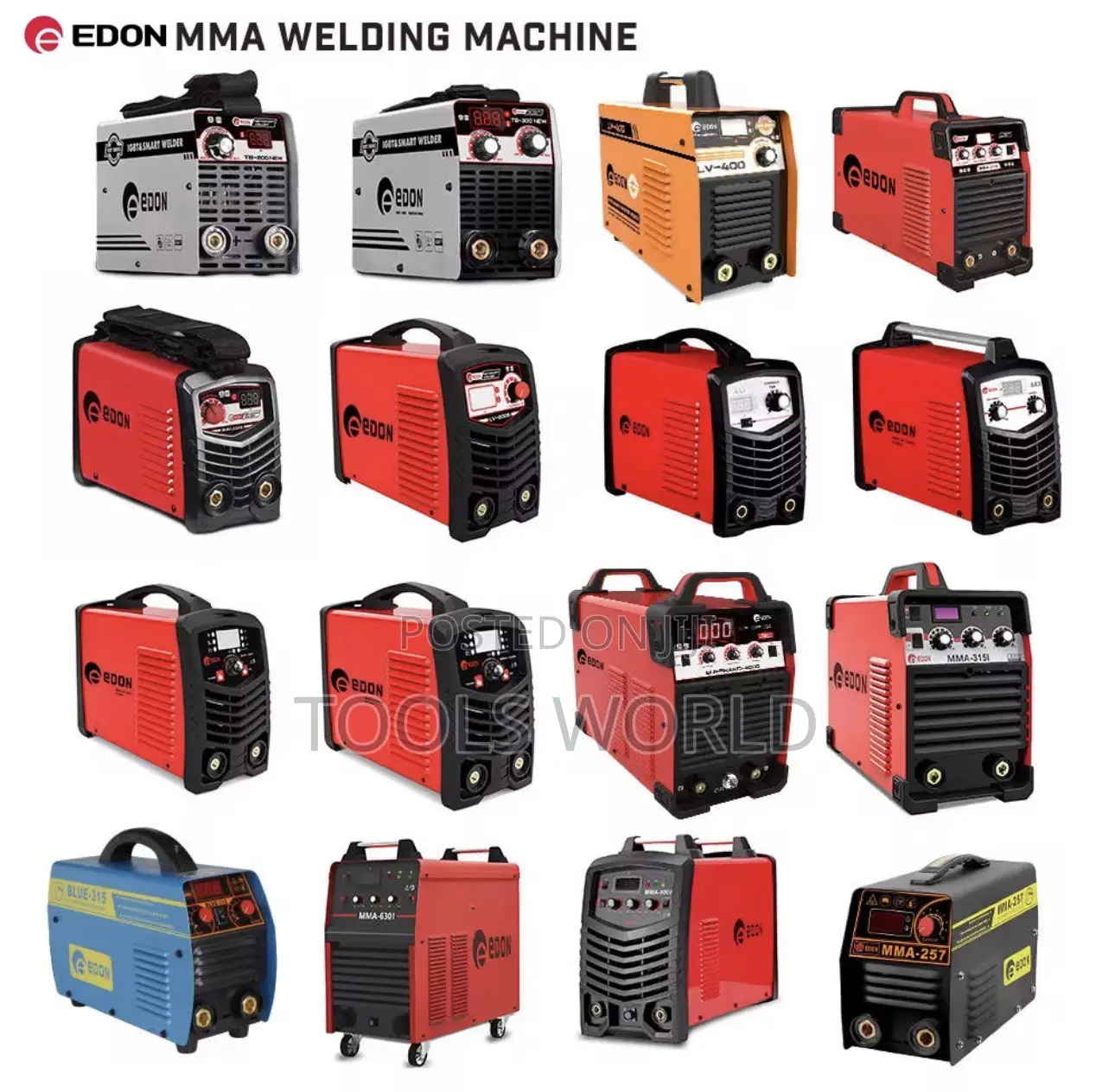 400a Edon Super Arc 4000 Heavy Duty Industrial Welding Machine
