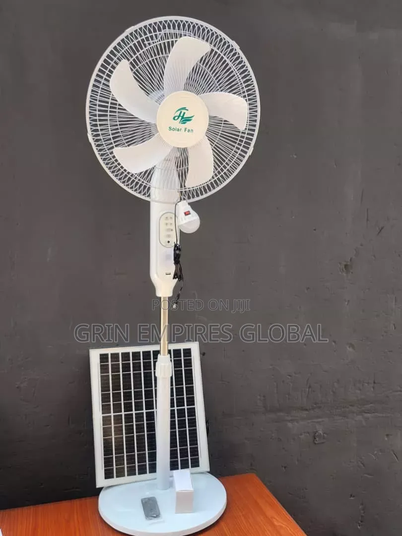Jiuhang Solar Rechargeable Standing/Table Fan