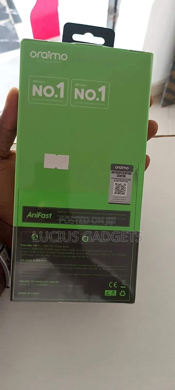 Oraimo 30,000mah Power Bank (30000)