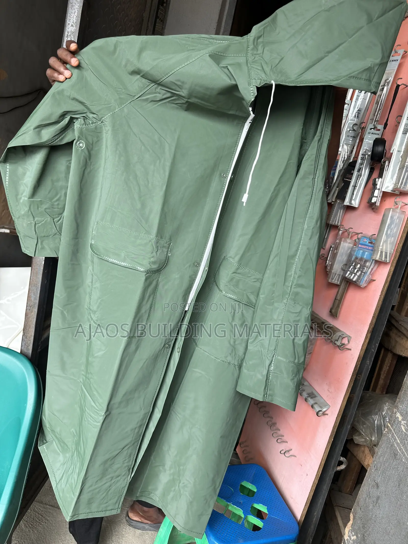 Overall Rain Coat Pure 100% Pvc
