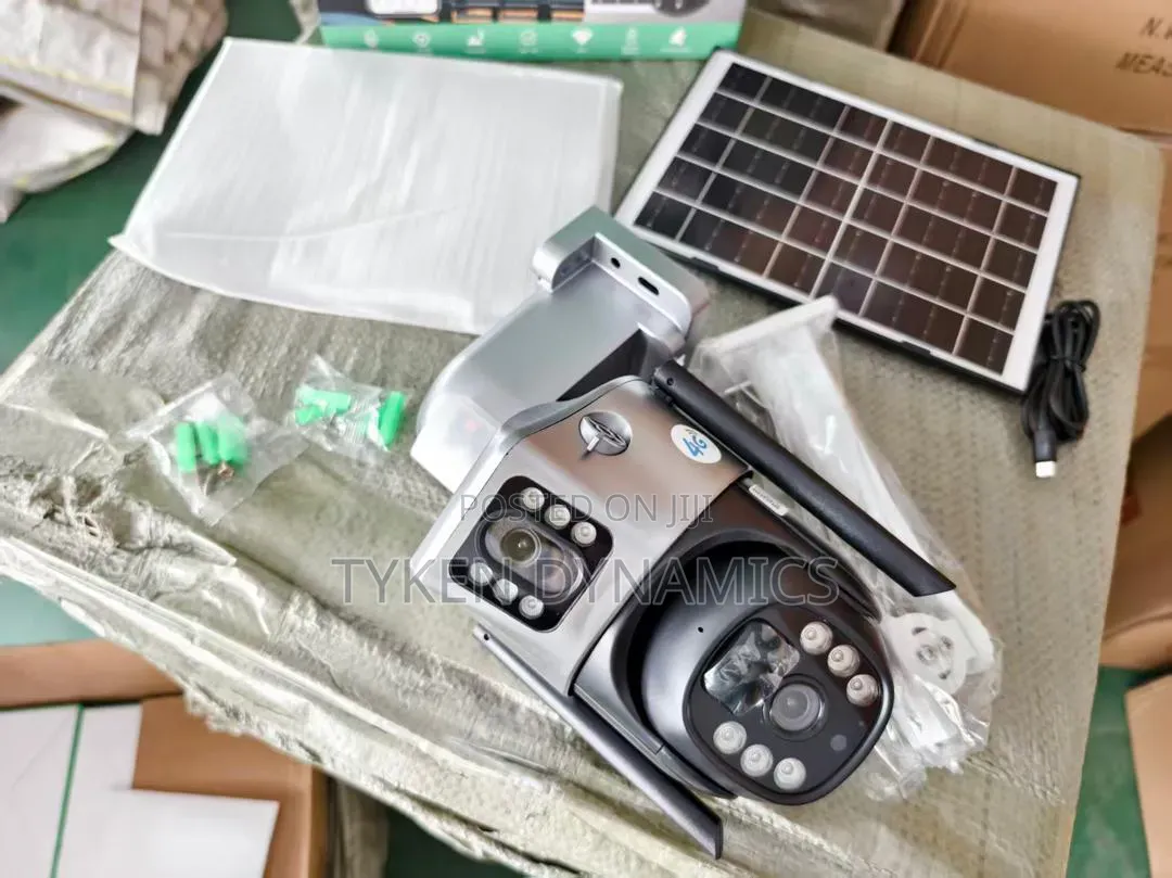 4g Solar Dual Lens Cctv Camera