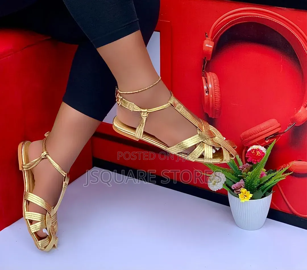 Ladies Flat Sandals, Available in Colours. Sizes 37. - 42