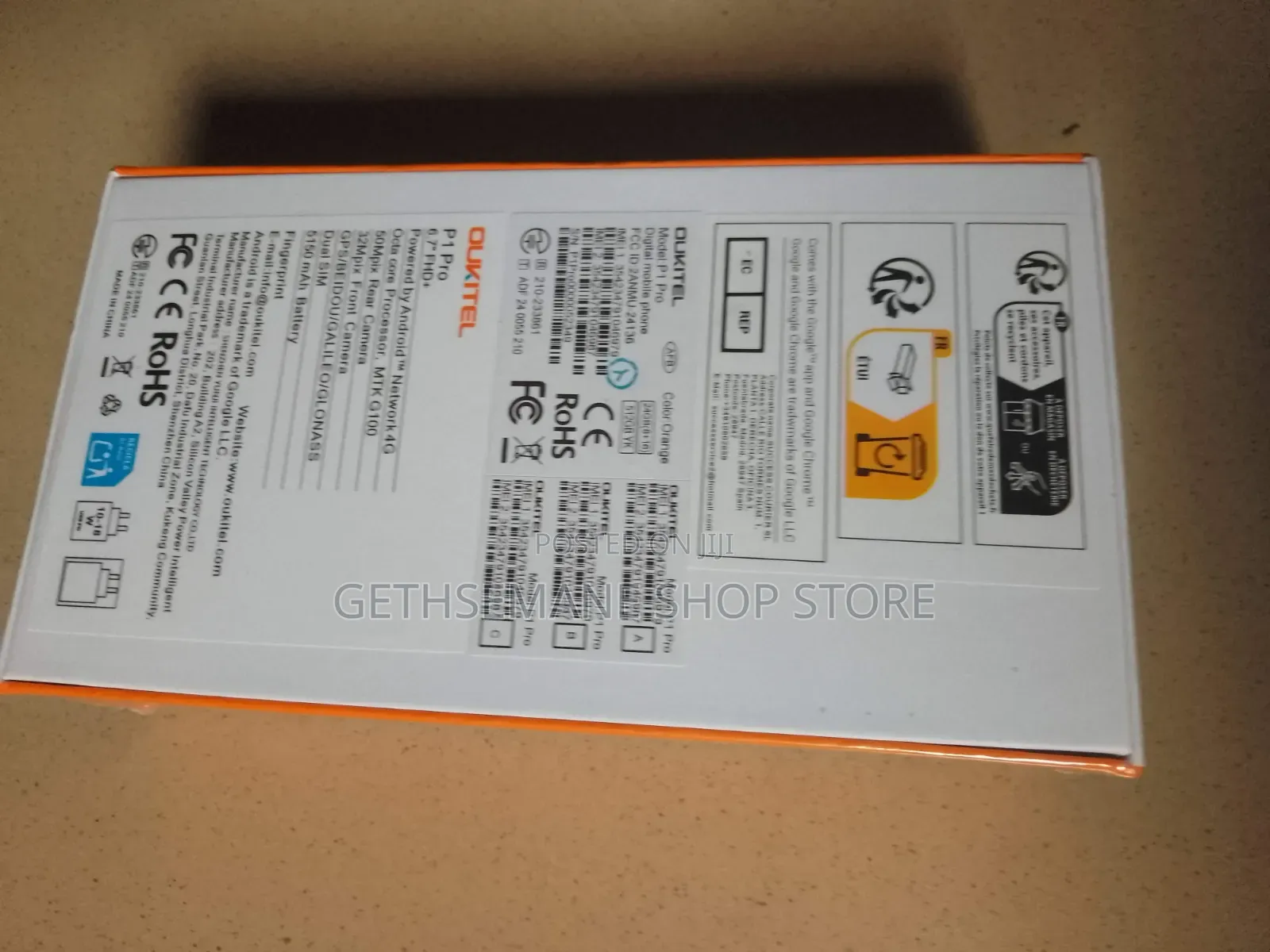 New Oukitel WP19 256 GB Black